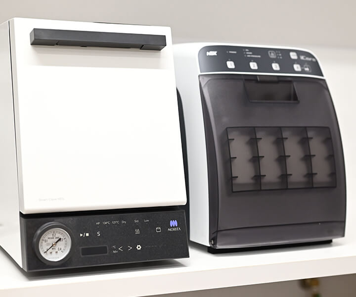 徹底した滅菌対策・衛生管理